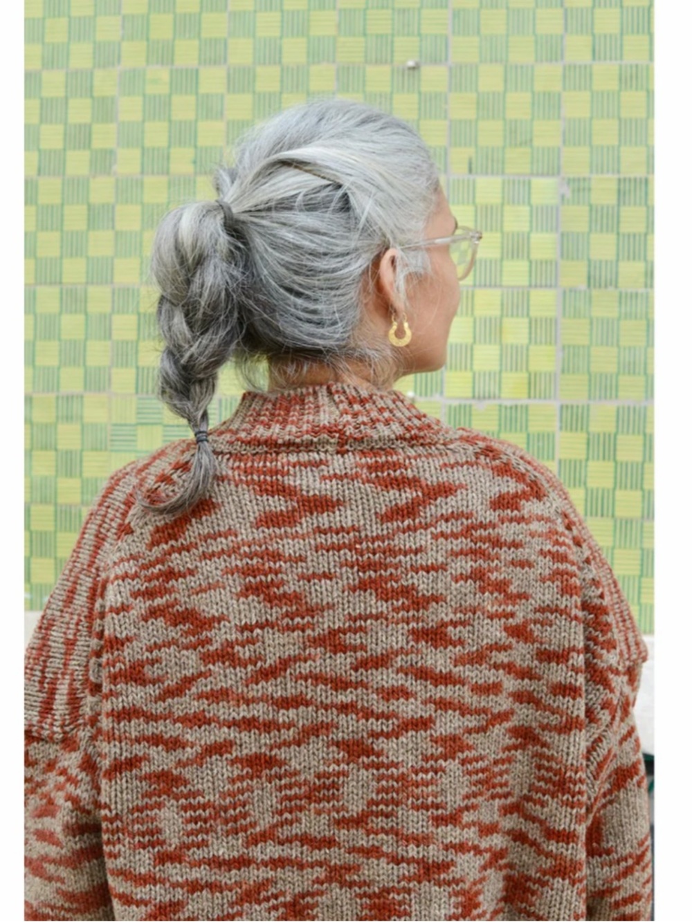 Rosa Pomar 100% Portuguese Wool Natural Horn Buttons Cardigan Casaco 02 Sz M - Picture 4 of 12